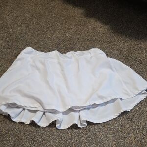 White Golf Skirt